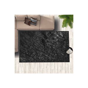 Tapis imprimé numérique avec accessoire de décoration d'intérieur aspect pierre fumée - Product Image 3