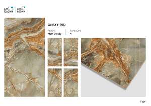 กระเบื้องปูพื้นพอร์ซเลนผิวมันเงา 600x600 มม. ผิวขัดเงา สำหรับปูพื้นภายในระดับพรีเมียม - Product Image 4