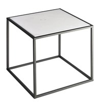 Ensemble de tables basses modernes en fer noir avec finition thermolaquée, tables d'appoint, design personnalisable pour un mobilier de salon contemporain