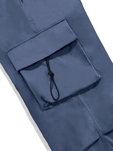 Pantalons amples décontractés pour hommes de haute qualité personnalisés Streetwear pantalons cargo respirants multi-poches grande taille - Product Image 5