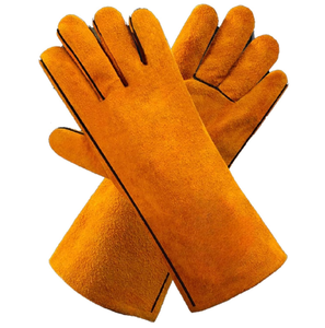 Guantes de soldadura grandes de cuero Kevlar Guantes DE SEGURIDAD ignífugos resistentes al calor para soldadores - Product Image 2