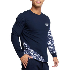 Camiseta de Manga Larga para Hombre, Informal, Cómoda, Ecológica, de Secado Rápido, de Lona, con Logotipo Personalizado, Impresión Digital, para Uso Diario - Product Image 3