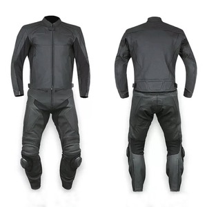 Combinaison de course en cuir respirante personnalisée pour moto, haut de gamme, coupe-vent, imperméable, vêtements de course automobile imprimés - Product Image 2