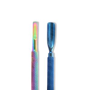 Herramienta Portátil para Empujar Cutículas, Removedor de Cutículas de Acero Inoxidable de Doble Punta, Kit Profesional para Manicura y Spa de Uñas - Product Image 1