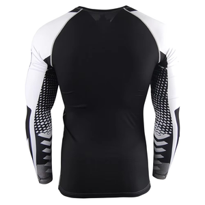 Rash Guard Protection Long Sleeve Quick Dry Sportswear For Swimming <b>Surfing</b> Training for men's custom for logo design - Product Image 4
