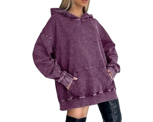 เสื้อฮู้ดดี้ผู้ชายทรงสลิมฟิต สไตล์สตรีทแวร์ คุณภาพสูง ทรงโอเวอร์ไซส์ ล้างสีแบบแอซิดวอช จากโรงงานโดยตรง (ODM) กำลังเป็นที่นิยม - Product Image 4