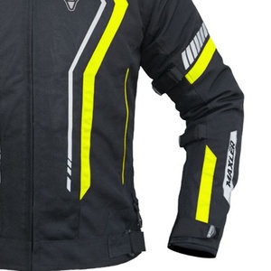 Chaqueta de motocicleta de malla transpirable para hombre, para deportes de invierno, tiras reflectantes, textil blindado protector para equipo de equitación de verano - Product Image 5