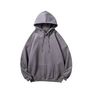 Alta calidad 500gsm Heavyweight Pullover Hoodie French Terry Hoodies Drop Shoulder Heavy Oversized Men Hoodies - Product Image 5
