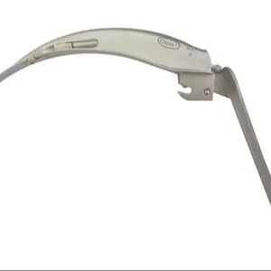 Flexible Tip Laryngoscopes Fiber Optic Blade Size No 3 Stainless Steel Anaesthesia Surgical Instruments
