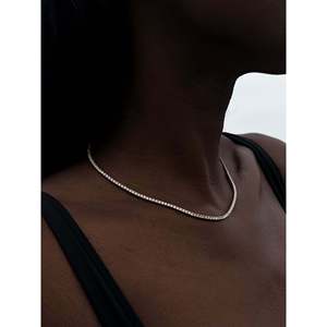 สร้อยคอเพชร Diana Tennis 6.20 กะรัต ทองคำเหลือง สง่างามและหรูหรา - Product Image 6