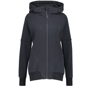 French Terry Plain Zip Hoodies para mujer Logotipo personalizado Impreso Loose Casual Fit Unisex Hoodies sudadera para otoño - Product Image 1