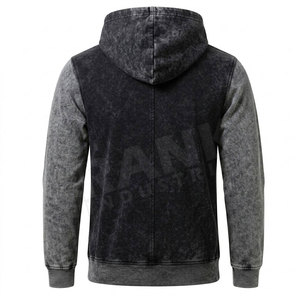 Service OEM, best-seller, fabriqué au Pakistan, sweat-shirts à capuche en coton mélangé de qualité supérieure, faible MOQ, effet délavé pour hommes - Product Image 2