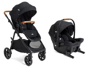 Système de voyage 4-en-1 Joies Ginger and Mint Latch – Siège auto bébé sans base et poussette, avec système Latch intégré - Product Image 1