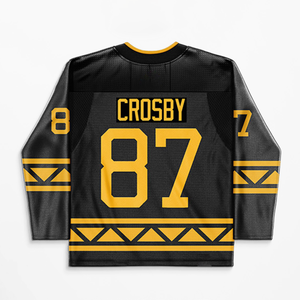 Jersey de Hockey sobre Hielo Personalizado con Gráfico de Mascota de León y Águila, Uniforme de Equipo, Nombre y Número del Jugador Personalizados, Cosido, de Alto Rendimiento - Product Image 3