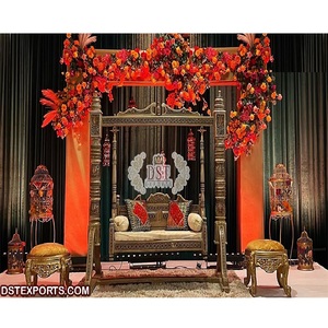Muslim Walima-Columpio de escenario para novia y novio, conjunto de columpio de noche para asiento de novio - Product Image 1