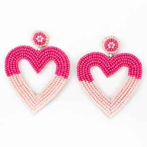 Boucles d'oreilles mode brodées avec perles de cristal - Product Image 6