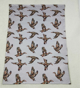 Couverture matelassée florale carrée vert mocha gris lavable en machine pour usage domestique toutes saisons style européen américain polyester/coton - Product Image 2