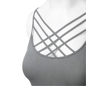 Soutien-gorge de sport dos nu sans couture pour femme, logo personnalisé, haut de fitness élastique, yoga, soutien-gorge de sport pour femme, nouveauté 2025 - Product Image 5