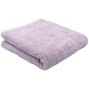 [Inventory Clearance] Cotton Bath Towel Made In Japan 100% 60cm*120cm 275g 350GSM Light Soft Touch Quick Dry Home Use Ash-lilac