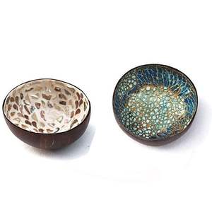 ชามมะพร้าวทำด้วยมือเป็นมิตรต่อสิ่งแวดล้อมพร้อมเทคนิคย่อยสลายได้ทางชีวภาพสไตล์วินเทจออกแบบได้ตามต้องการสำหรับตกแต่งตามต้องการ - Product Image 6