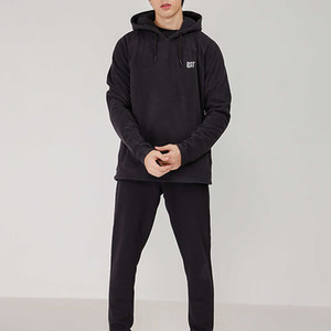 Sudadera con capucha de lana Polar ultrasuave para hombre, calidad de Alto Nivel, calidez de invierno, diseño de felpa, patrón sólido, 100% poliéster, cómoda - Product Image 2