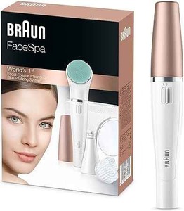 Épilateur facial Braun FaceSpa avec brosse nettoyante - Product Image 1