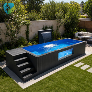 <span class=keywords><strong>Piscinas</strong></span> Elevadas Cuadradas, Piscina <span class=keywords><strong>de</strong></span> Fibra <span class=keywords><strong>de</strong></span> Vidrio Transparente para Exteriores, Piscina Acrílica para Patio <span class=keywords><strong>de</strong></span> Casa Moderna, Proyecto <span class=keywords><strong>de</strong></span> Decoración <span class=keywords><strong>de</strong></span> Lujo - Product Image 6