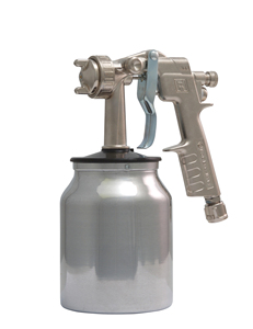 Aerografo per Verniciatura con Serbatoio Integrato Alluminio 1 Lt Per Compressori - Product Image 1
