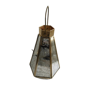 Factory-Priced Trendy Glass <b>Lanterns</b> with <b>Brass</b> Material for Decoration with Candle Holder Export Quality - Product Image 1