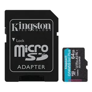 Kingston 64GB Canvas Go Plus 170MB/s Micro SD Memory Card + Adapter