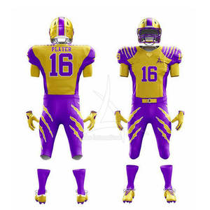 ชุดยูนิฟอร์มอเมริกันฟุตบอลแขนสั้นไซส์ใหญ่ ระบายอากาศได้ดี พร้อมโลโก้สั่งทำพิเศษ วัสดุคุณภาพสูงสำหรับสโมสรและทีม - Product Image 6