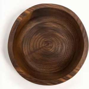 Bol en bois d'acacia écologique | Vaisselle de cuisine et de salle à manger durable Vaisselle artisanale pour la cuisine et la salle à manger - Product Image 6