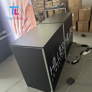 Razstavno Pultno LED Aluminijasto Oglaševalsko Razstavno Mizo Stoječi Svetlobni Okvir Izboljšana Tkanina Prenašalna Miza Za - Product Image 6