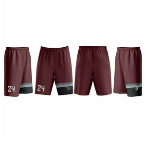 Shorts de basket-ball pour hommes 100% polyester Taille plus Pantalon court décontracté avec poche Vente en gros Design en maille d'été - Product Image 6