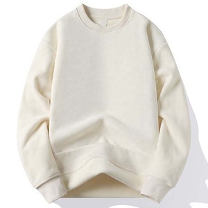 Sweat-shirt à capuche pour homme de haute qualité 100% coton, col rond, automne, broderie, impression numérique, streetwear surdimensionné - Product Image 4