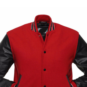 Hot Selling Men's Stand Collar Letterman Windproof <b>Jackets</b> with Front Logo New Fashion Design - Product Image 5