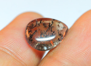 ไม่ซ้ำกันเจ็ดพลอยลูกแพร์รูปร่างหลวม lepidocrocite rutile อัญมณีแบนกลับซุปเปอร์เจ็ด Cabochon ของขวัญสำหรับเธอ - Product Image 6