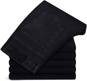 Pantalones vaqueros OEM de diseño personalizado para hombre, estilo callejero con calidad superior cómoda, cintura media, pierna recta, último diseño - Product Image 1