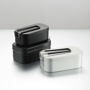 Tùy Chỉnh Sinh Viên Trẻ Em Bento Hộp Ăn Trưa Nhôm Container Thực Phẩm Hộp Ăn Trưa Cá Nhân Dành Cho Người Lớn Rỗng Kim Loại Hộp Ăn Trưa - Product Image 1