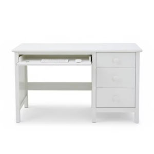 Bureau de direction moderne sur mesure en bois de hêtre, pin, MDF et contreplaqué, réglable et convertible, finition NC, assemblage fixe - Product Image 1