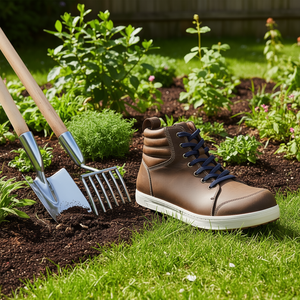 Bottes de sécurité marron QS700 S3 EN ISO 20345:2011, gants de jardin et équipement de protection, taille 42 - Product Image 3