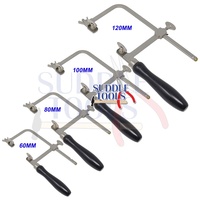 Sierra de mano metálica para cortar alambres, juntas, joyería, herramientas y equipos de artesanía, 60MM 80MM 100MM 120MM