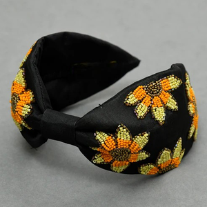 Bandeaux perlés personnalisés avec nom, ornés à la main à l'indienne, noués, derniers modèles de bandeaux perlés en riz en gros - Product Image 6