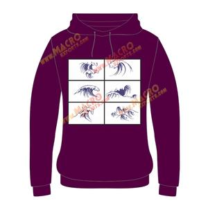Impresión personalizada 100 nuevo diseño al por mayor de alta calidad de gran tamaño pulóver Tie Dye Sudadera con capucha de algodón al por mayor de dibujos animados hombres OEM - Product Image 5