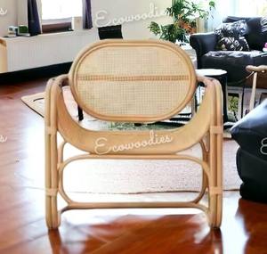 Silla de bambú natural hecha a mano de bambú con respaldo alto Muebles de exterior Sillas de patio de jardín hechas a mano al por mayor - Product Image 4