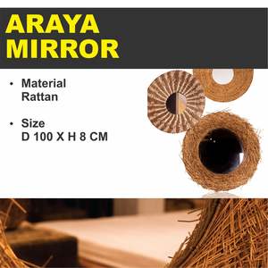 ESPEJO ARAYA DE RATÁN ARTESANAL - Product Image 2