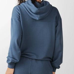 Sudadera con Capucha para Mujer, Tejido de Felpa Francesa de Poliéster/Algodón, Informal, Ecológica, con Logotipo en el Pecho, Secado Rápido y Transpirable - Product Image 4