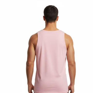 Camiseta sin mangas de moda para hombre proveedor de fábrica OEM al por mayor ropa informal sin mangas personalizada camisa transpirable de entrenamiento de gimnasio de verano - Product Image 2