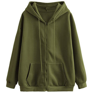 Sudadera de cuello redondo para mujer, ropa Regular Lisa personalizada, sudaderas holgadas de gran tamaño, informales, para invierno - Product Image 6