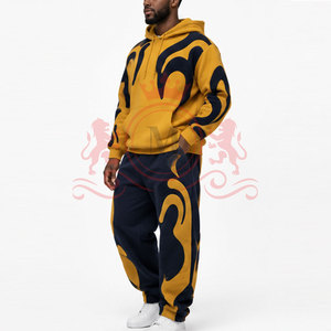 Trajes Deportivos de Chenilla con Bordado a la Moda, Hechos a Medida, Atuendo Informal, Trajes Deportivos con Bordado de Chenilla - Product Image 3
